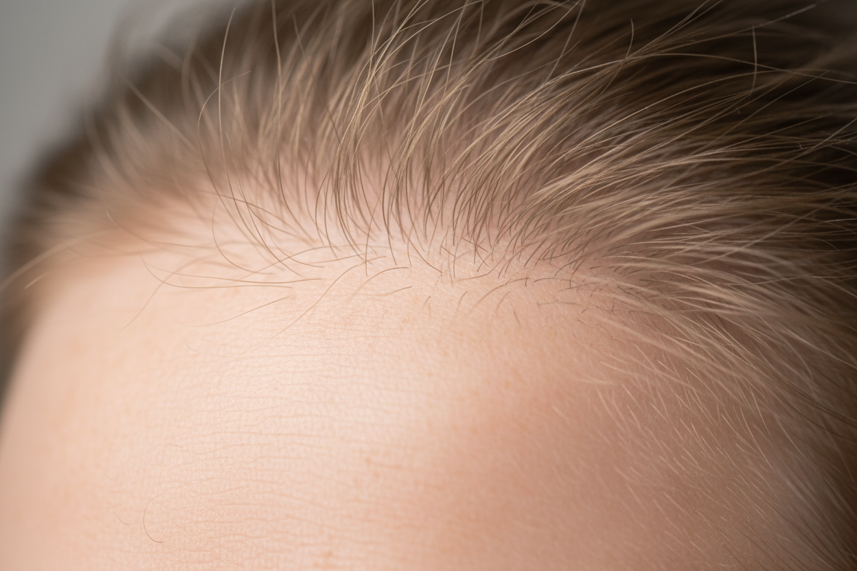 Il diradamento dei capelli nell'uomo